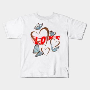LOVE SO PURE_3D LOVE WORD Kids T-Shirt